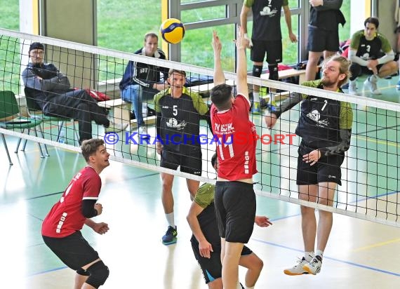 2022/23 Volleyball Herren Oberliga SG Helmstadt/Sinsheim vs TV Bühl 2 (© Siegfried Lörz)